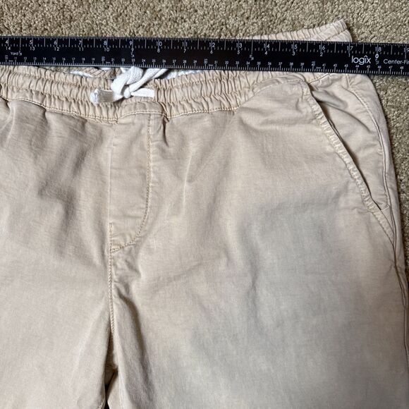 Marine Layer Jogger Pants Men XL Tan Saturday Joggers Slim Fit Twill Sustainable - Picture 3 of 11